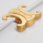 LARGE WALLET TRIOMPHE IN SHINY CALFSKIN CLOUDY GREY - Image 5